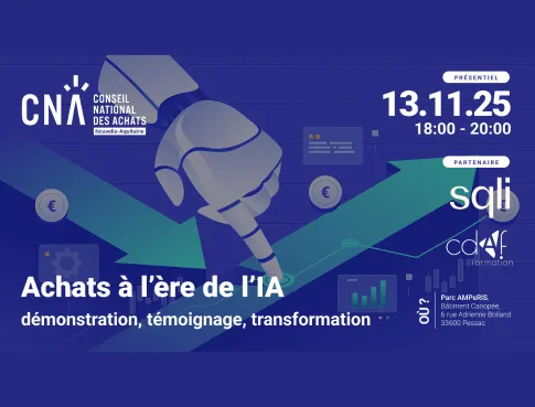 Conférence "Achats à l’ère de l’IA"