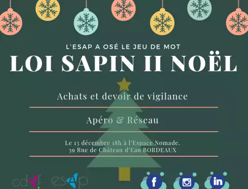 Evénement à Bordeaux - Soirée Loi Sapin II et devoir de vigilance